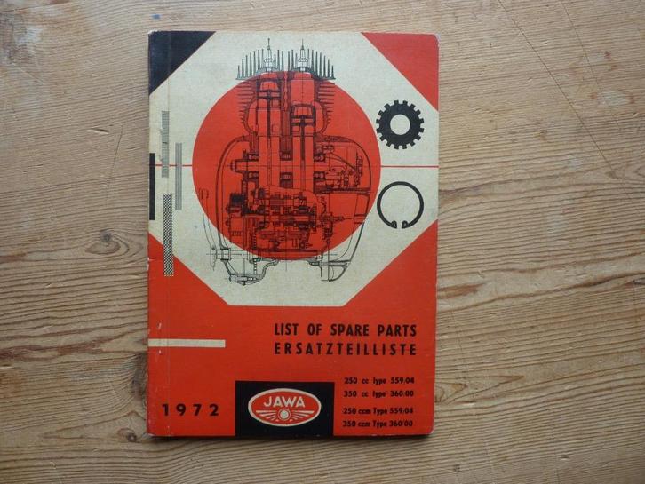 Jawa 250 (559/04) & 350 (360/00) Spare Parts List, Motoren, Handleidingen en Instructieboekjes, Overige merken, Ophalen of Verzenden