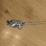 Zilveren ketting Kokopelli, Ophalen of Verzenden, Zo goed als nieuw, Zilver, Zilver