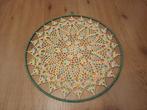Gehaakte Mandala 40 cm zelfgemaakt, Huis en Inrichting, Woonaccessoires | Overige, Ophalen of Verzenden, Zo goed als nieuw