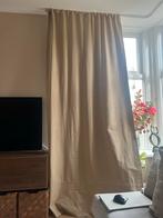 3 stuks Beige Gordijn - Stijlvol en Functioneel, Huis en Inrichting, Stoffering | Gordijnen en Lamellen, Gebruikt, 100 tot 150 cm