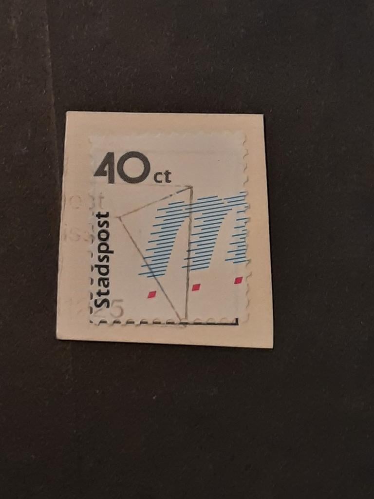 Stadspost Spijkenisse.  Metro. Spijkenisse I  40ct. ( gest), Postzegels en Munten, Postzegels | Nederland, Ophalen of Verzenden