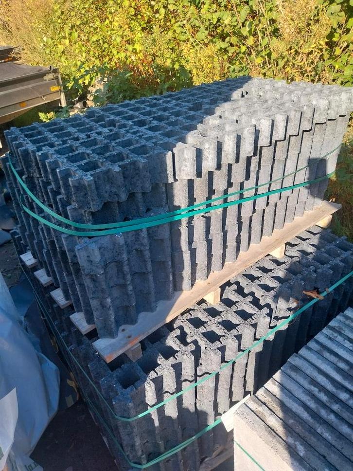 aquadraintegel 30x30x8 cm nero antraciet grastegel excluton, Tuin en Terras, Tegels en Klinkers, Nieuw, Overige typen, Beton, 10 m² of meer