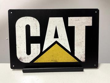 CAT metalen reclamebord / wandbord (Old Look) beschikbaar voor biedingen