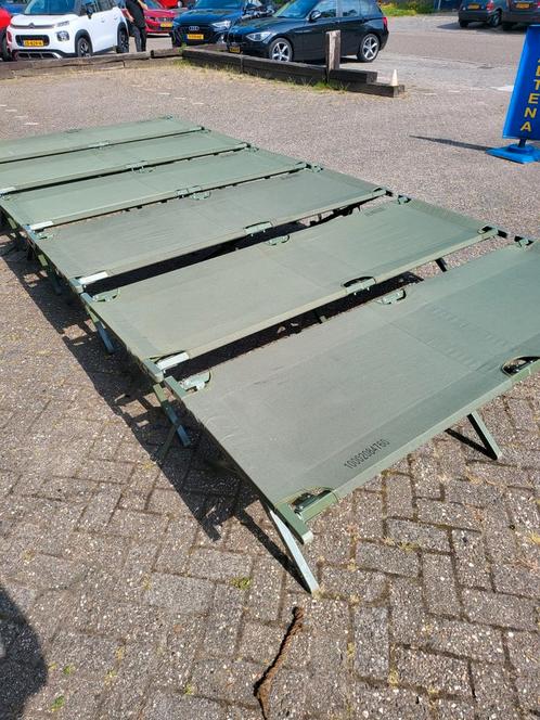 NL leger veldbed aluminium frame 2106747cm groen, Verzamelen, Militaria | Algemeen, Ophalen of Verzenden