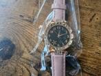 Oud roze quartz dames horloge Met sier diamantjes, Onbekend, Nieuw, Ophalen of Verzenden, Onbekend