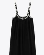 Zara maxidress zwart met witte kraaltjes maat XXL NIEUW, Maat 46/48 (XL) of groter, Nieuw, Ophalen of Verzenden, Onder de knie