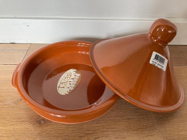 Tajin Pan - Cous Cous Pan 23 cm, Huis en Inrichting, Keuken | Potten en Pannen, Nieuw, Koekenpan of Braadpan, Overige materialen