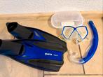 Snorkelbril en Flippers maat 31-33, Ophalen, Gebruikt, Zwem- of Duikvliezen