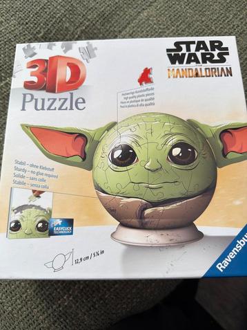Ravensburger Grogu 3D Puzzel - Mandalorian beschikbaar voor biedingen
