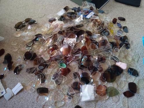 Grote verzameling brillenglazen, Sieraden, Tassen en Uiterlijk, Zonnebrillen en Brillen | Heren, Gebruikt, Zonnebril, Overige merken