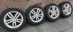 Aluminiumvelgen 17 inch met winterbanden, Auto-onderdelen, Banden en Velgen, Ophalen, Banden en Velgen, 17 inch, Winterbanden
