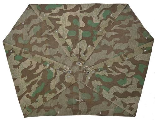 Wehrmacht Splittertarn Zeltbahn, Verzamelen, Militaria | Tweede Wereldoorlog, Landmacht, Overige typen, Duitsland, Verzenden