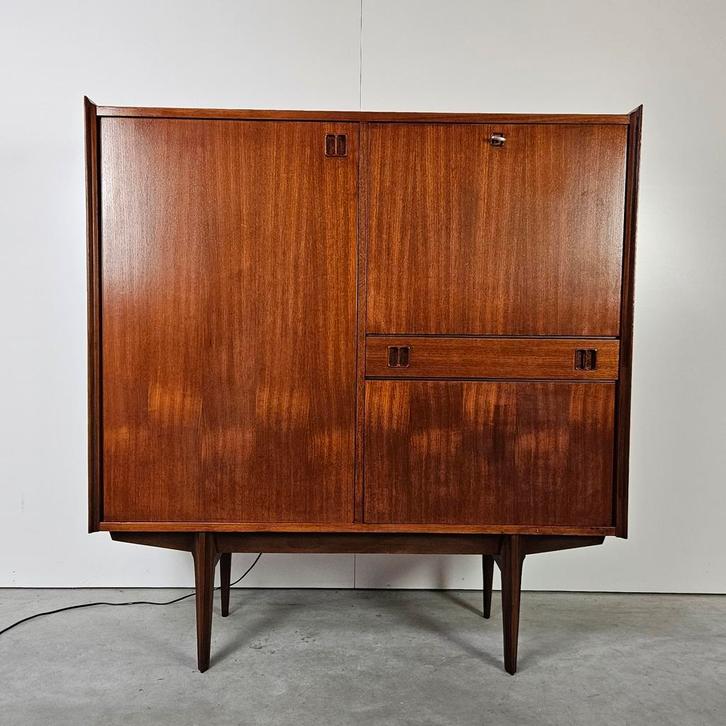 Vintage highboard/barkast, Verzamelen, Retro, Huis en Inrichting, Ophalen of Verzenden