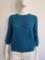 Joline Jolink trui. Maat M. Petrol/organische katoen., Kleding | Dames, Truien en Vesten, Blauw, Nijmegen, Verhip-vintage.nl, Ophalen of Verzenden