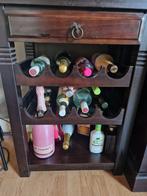 Houten wijnrek met lade, Huis en Inrichting, Ophalen