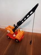 Vintage fisher price kraanwagen met werkman, Ophalen of Verzenden, Zo goed als nieuw, Speelset
