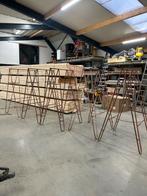 5 stalen schragen, 1.70m hoog, Ophalen, Gebruikt, Overige typen, Minder dan 2 meter