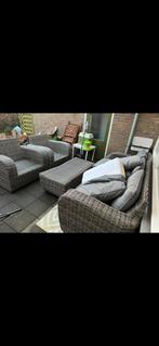 Mooie Wicker Tuinset - Compleet!, Tuin en Terras, Tuinsets en Loungesets, Ophalen, 4 zitplaatsen, Gebruikt, Loungeset