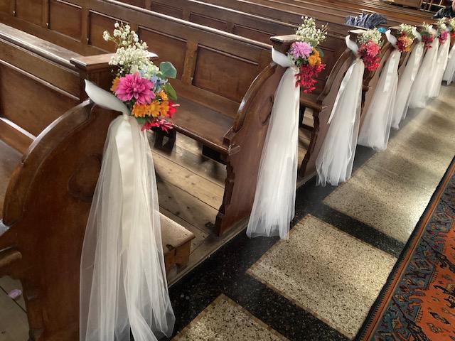 24 delige stoeldecoraties bruilof ivoor, Kleding | Dames, Trouwkleding en Trouwaccessoires, Nieuw, Accessoires, Wit, Ophalen