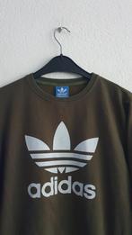 Adidas Trefoil Trui - Groen Maat 176, Overige maten, Ophalen of Verzenden, Adidas, Gedragen