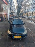 Opel Corsa 1.2 16V 5D 2004 donkerblauw, dit weekend weg!, Auto's, Voorwielaandrijving, 450 kg, 74 pk, Zwart