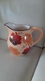 Leuke kan met herfstbladeren, Huis en Inrichting, Keuken | Servies, Overige typen, Ophalen of Verzenden, Zo goed als nieuw, Overige stijlen