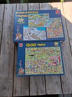 Jan van Haasteren puzzels 1500 en 3x1000 stukjes, Ophalen of Verzenden, 500 t/m 1500 stukjes, Zo goed als nieuw, Legpuzzel