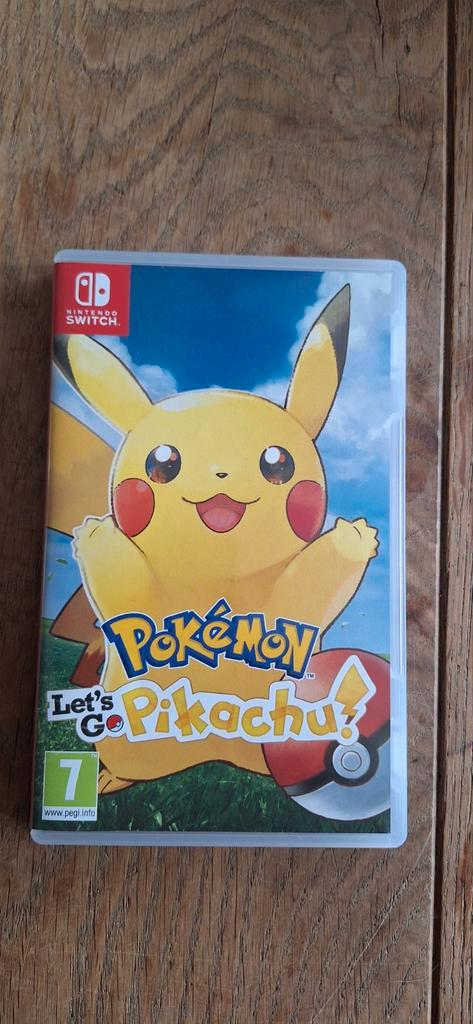 Pokemon Let's Go Pikachu - Nintendo Switch sd kaart, Spelcomputers en Games, Games | Nintendo Switch, Zo goed als nieuw, Role Playing Game (Rpg)