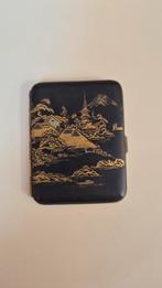 Antieke sigaretten doosje Japanse stijl Mount Fuji, Ophalen of Verzenden, Zo goed als nieuw, Tabaksdoos of Verpakking
