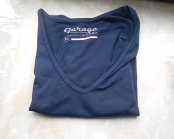 Nieuw donkerblauw dames T shirt, maat XS, merk Garage (3) beschikbaar voor biedingen