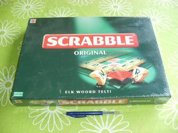 Nieuw in seal: Scrabble Original - elk woord telt - Mattel