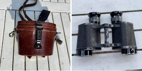 Duitse 6x30 kijker met rood bakelieten koker, Verzamelen, Militaria | Tweede Wereldoorlog, Landmacht, Duitsland, Ophalen of Verzenden