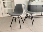 Vitra Eames stoelen wit gestoffeerd grijs dsw zwart, Wit, Ophalen of Verzenden, Zo goed als nieuw, X