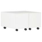 Uitschuifbare tafel wit hoogglans-nieuw in doos-, Huis en Inrichting, Tafels | Sidetables, Ophalen of Verzenden