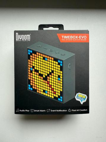Divoom Timebox Evo Pixel Art Bluetooth Speaker with Display beschikbaar voor biedingen