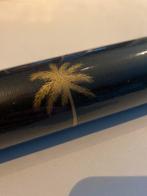 Palmbomen behang zwart/goud 1 rol, Minder dan 10 m², Ophalen of Verzenden, Zwart
