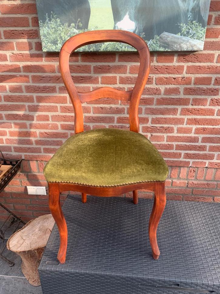 6 Biedermeier stoelen, Antiek en Kunst, Antiek | Meubels | Stoelen en Banken, Ophalen