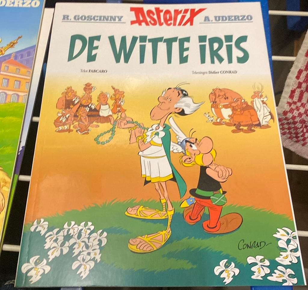 Asterix strip de witte iris, Boeken, Eén stripboek, Ophalen of Verzenden, Zo goed als nieuw