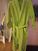 Lente groene badjas/ ochtend jas. Maat L. Badstof binnenkant, O.a.sauna kleding, Ophalen of Verzenden, Zo goed als nieuw
