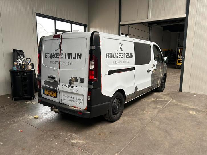 Opel Vivaro-B 1.6 CDTI dubbele cabine Grijs (witte lijmlaag), Auto's, Bestelauto's, Bedrijf, ABS, Airconditioning, Boordcomputer