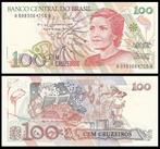 Brazilie 1990/1993, 6 verschillende Biljetten (UNC), Setje, Zuid-Amerika, Verzenden