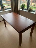 Houten eettafel (uitschijfbaar)., Huis en Inrichting, Tafels | Eettafels, Ophalen, 200 cm of meer, 50 tot 100 cm, Zo goed als nieuw