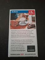 Koffie met gebak bij De Beren € 6 per persoon, Tickets en Kaartjes, Drie personen of meer, Kortingsbon, Overige typen