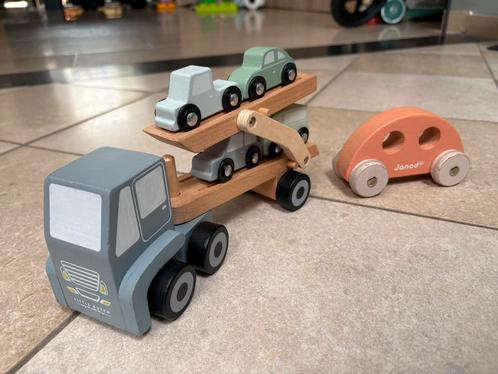 Little Dutch autotransporter, Kinderen en Baby's, Speelgoed | Houten speelgoed, Zo goed als nieuw, Overige typen, Ophalen of Verzenden