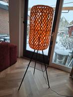 Vloerlamp gevlochten bamboe Kwantum inclusief pit, Ophalen, Zo goed als nieuw, Overige materialen, 100 tot 150 cm