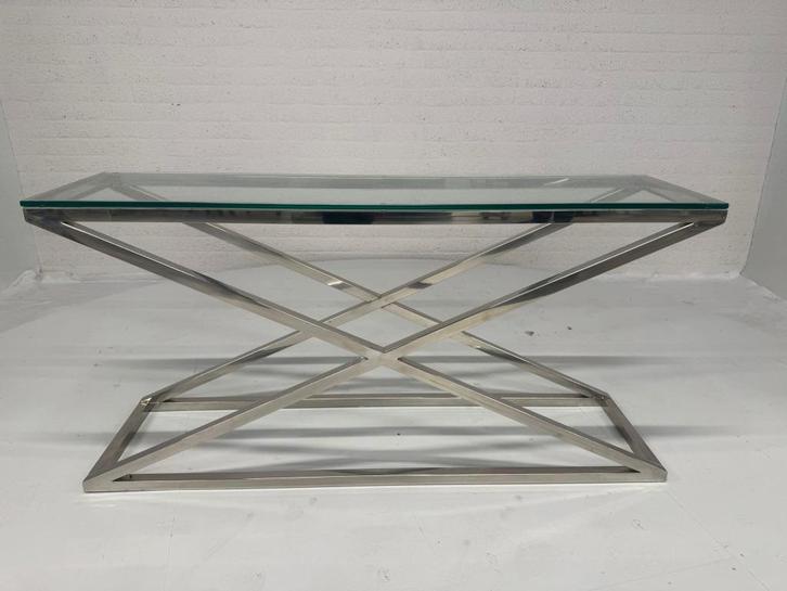 tafel Eichholtz Connor Console Table, Huis en Inrichting, Tafels | Eettafels, Zo goed als nieuw, 50 tot 100 cm, 200 cm of meer