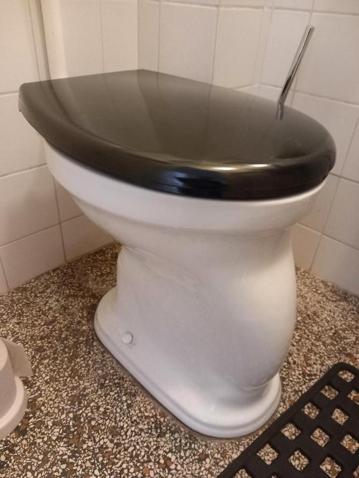 Jaren '30 Toiletpot & Stortbak, Doe-het-zelf en Verbouw, Sanitair, Gebruikt, Toilet, Ophalen