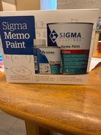 Sigma Memo Paint - Beschrijfbaar!, Doe-het-zelf en Verbouw, Verf, Beits en Lak, Ophalen, Overige kleuren, Nieuw, Verf