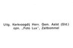 913933	Aalst	1969 Gld	Ned Herv Kerk	Nette oude kaart	niet ge, Verzamelen, Ansichtkaarten | Nederland, Ophalen of Verzenden, 1960 tot 1980