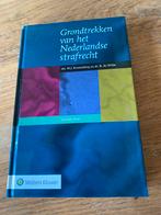 Grondtrekken van het Nederlandse strafrecht, Boeken, Ophalen of Verzenden, Zo goed als nieuw, HBO